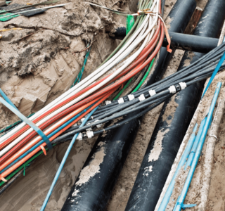 underground fibre optic cables